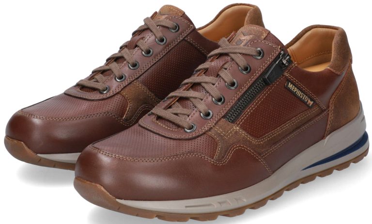 Mephisto BRADLEY lederen sneakers voor heren bruin